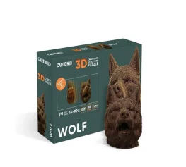 Фото картонный конструктор cartonic 3d puzzle wolf (cartwolf)