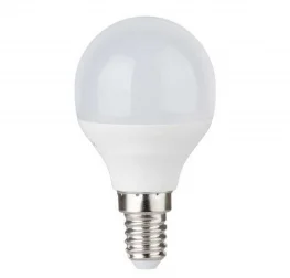 Фото лампа светодиодная intertool led p45 e14 5 вт 150-300в 4000k (ll-0102)