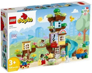 Фото конструктор lego duplo домик на дереве 3в1 126 деталей (10993)