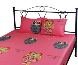 Набір простирадло та наволочка Руно Owl сатин 200x220см (22.137_Owl)