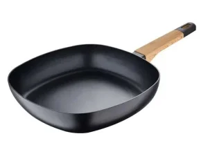 Сковорода гриль Bergner Earth black 28см (BG-34625-BK)