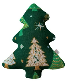 Фото интерьерное текстильное изделие прованс елка зеленая с рисунком 50см (038919)