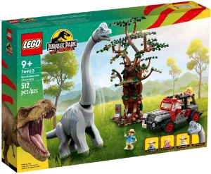 Фото конструктор lego jurassic park открытие брахиозавра 512 деталей (76960)