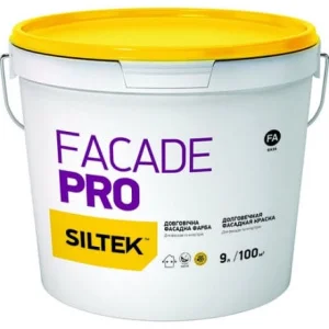 Фарба Siltek Facade Pro фасадна латексна 9л