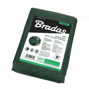 Сітка для затінення Bradas 55%, 60г/м2 1,5x10м (AS-CO6015010GR/P)