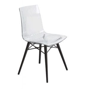 Стілець Papatya X -Treme-S WOX 37 прозоро-чистий, бук венге лак (3042)