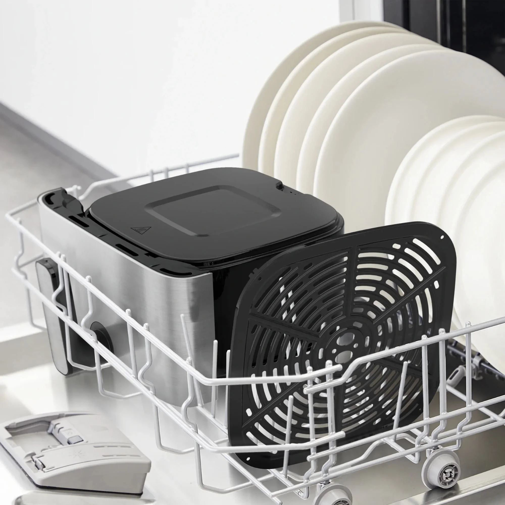 Фото мультипечь tefal easy fry mega ey855d10