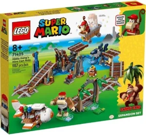 Конструктор Lego Super Mario Поїздка у вагонетці Дідді Конґа. Додатковий набір 1157 деталей (71425)