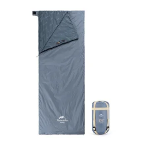 Спальник сверхлегкий Naturehike Ultralight LW180 NH21MSD09 левый, размер XL, серо-синий (6927595777978-L)