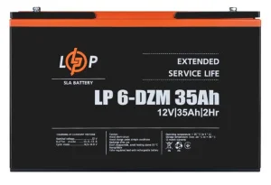 Тяговий свинцево-кислотний акумулятор LogicPower LP 6-DZM-35Ah (9335)