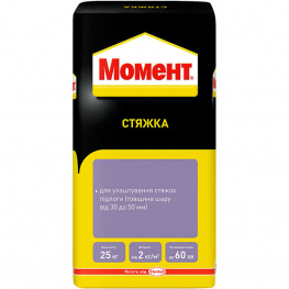 Самовыравнивающаяся стяжка Момент 30-50 мм 25кг
