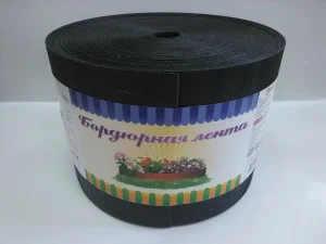 Бордюрна стрічка Геодор 15 см x 25 м чорна