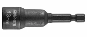 Головка торцева ударна GRAPHITE з магнітом 13мм (56H553)