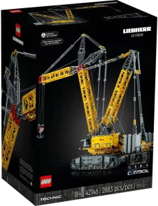 Фото конструктор lego technic гусеничный подъемный кран liebherr lr 13000 2883 детали (42146)