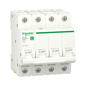 Автоматичний вимикач Schneider R9F12463 4-п RESI9 63A C 6kA (R9F12463)