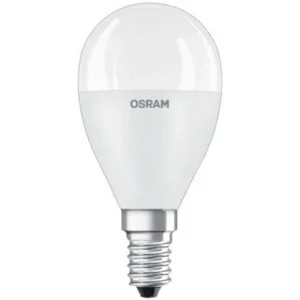 Фото светодиодная лампа osram led value cl p75 8w/830 fr w.o. ce 220-240v e14 матовая (90017786)