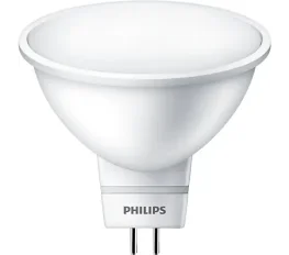 Фото светодиодная лампа philips ess led mr16 5-50w 120d 4000k 220v gu5.3 (90016929)