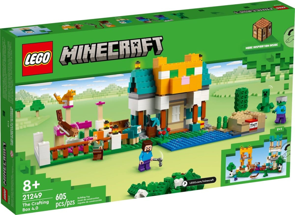 Конструктор Lego Minecraft Скриня для творчості 4.0 605 деталей (21249)