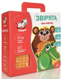 Фото деревянная мозайка vladi toys зверюшки zb 2002-05 (287870)