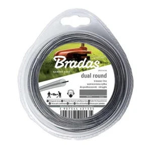 Леска для триммера BRADAS RIPPER DUAL круг 3,0ммx15м (ZRO3015B)