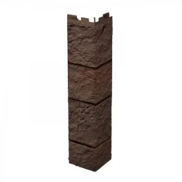 Планка VOX Solid SandStone Внешний угол Dark Brown 0,42 м