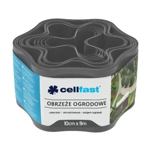 Стрічка газонна Cellfast хвиляста 10смх9м графіт (30-051)