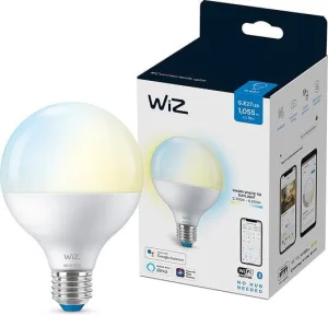 Лампа WiZ Smart E27 11W 75W 1055Lm G95 2700-6500K Wi-Fi (929002451002)