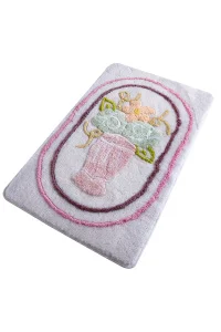 Фото коврик для ванной chilai home demet white 60x100см (ch_110069144)