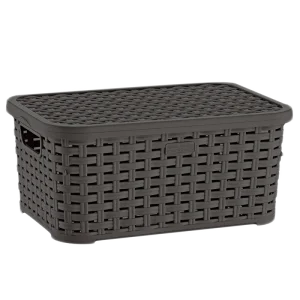 Кошик Irak Plastik коричневий 28,5x19,5x12,5см 5л (5562)
