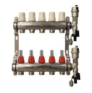Колекторна група VALTEC 1" 7 виходів євроконус 3/4" (VTc.589.EMN.0607)