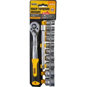 Набір головок торцевих MASTERTOOL 3/8" 10-24мм 12шт (78-3812)