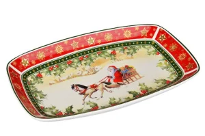 Блюдо Lefard Christmas Collection 22x35см (986-032)
