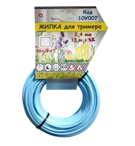 Жилка для тримера VIROK квадрат 2,4мм/15м (10V007)
