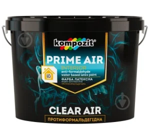 Краска интерьерная Kompozit PRIME AIR противоформальдегидная 0,9л