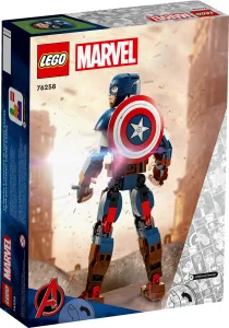 Фото конструктор lego marvel фигурка капитана америка 310 деталей (76258)