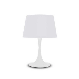 Фото настольная лампа ideal lux london 110448 tl1 big bianco
