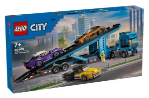 Фото конструктор lego city грузовик-транспортер со спортивными авто 998 деталей (60408)