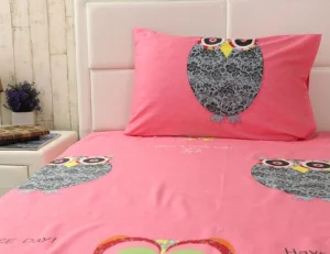 Набір простирадло та наволочка Руно Owl сатин 143x215см (12.137_Owl)