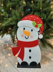 Новорічна фігура House of Seasons з фетру 46,5х27,5х6см (8720362025184_4)