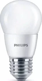 Фото светодиодная лампа philips essledlustre 6.5-75w e27 827 p45ndfr rca (90017952)