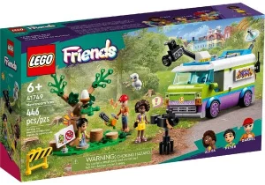 Фото конструктор lego friends фургон новостной редакции 446 деталей (41749)