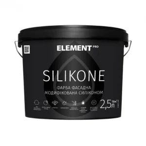 Фасадна фарба ELEMENT PRO SILIKONE 2,5 л біла