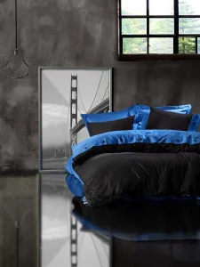 Комплект постільної білизни Cotton Box Fashion Mavi Siyah 200x220x1см (CB_010077547)