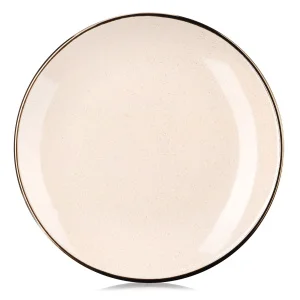 Тарілка обідня Ardesto Emilia 27,5см бежева (AR0726EBG)