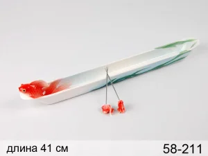 Блюдо для риби Lefard Золота рибка, 2 вилочки 58-211