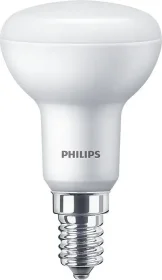 Фото светодиодная лампа philips ess led 7w 6500k 230v r63 rca e27 (90011984)