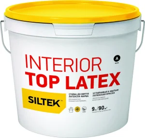 Краска Siltek Interior Top Latex латексная 9л