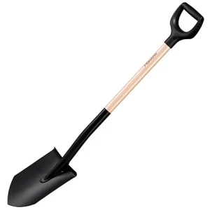 Лопата штыковая с деревянной ручкой Fiskars Solid (1066721)