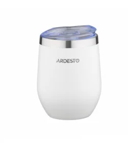 Фото термочашка ardesto compact mug 0,35л белая (ar2635mmw)