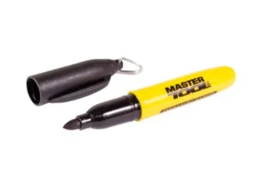 Маркер перманентний чорний MASTERTOOL 80шт (14-1820)